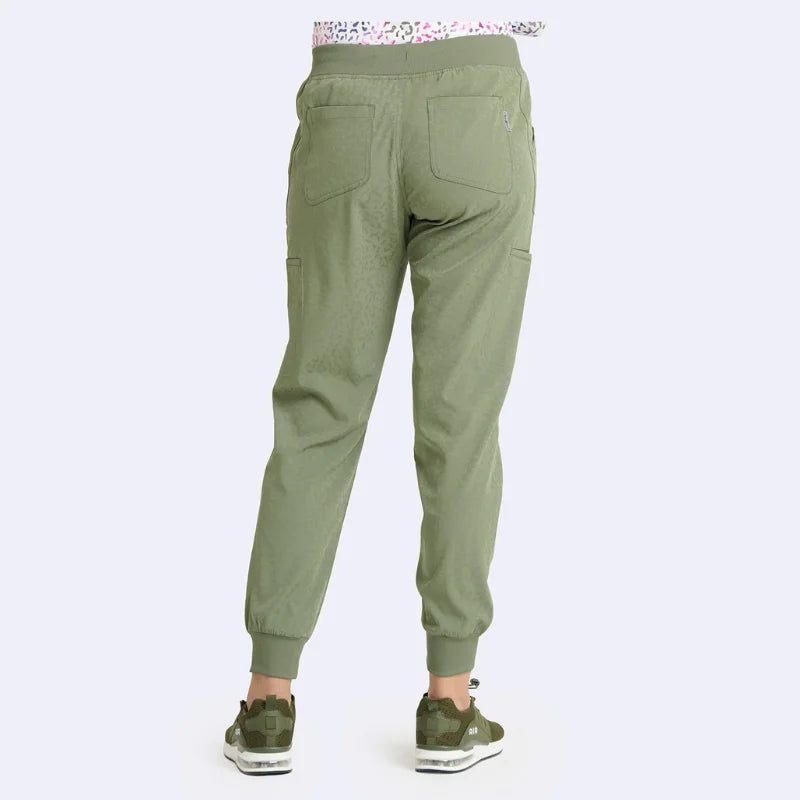 Ava Therese Sheba Jacquard Pant Medical Uniform - 3070 (Inseam length 29“）