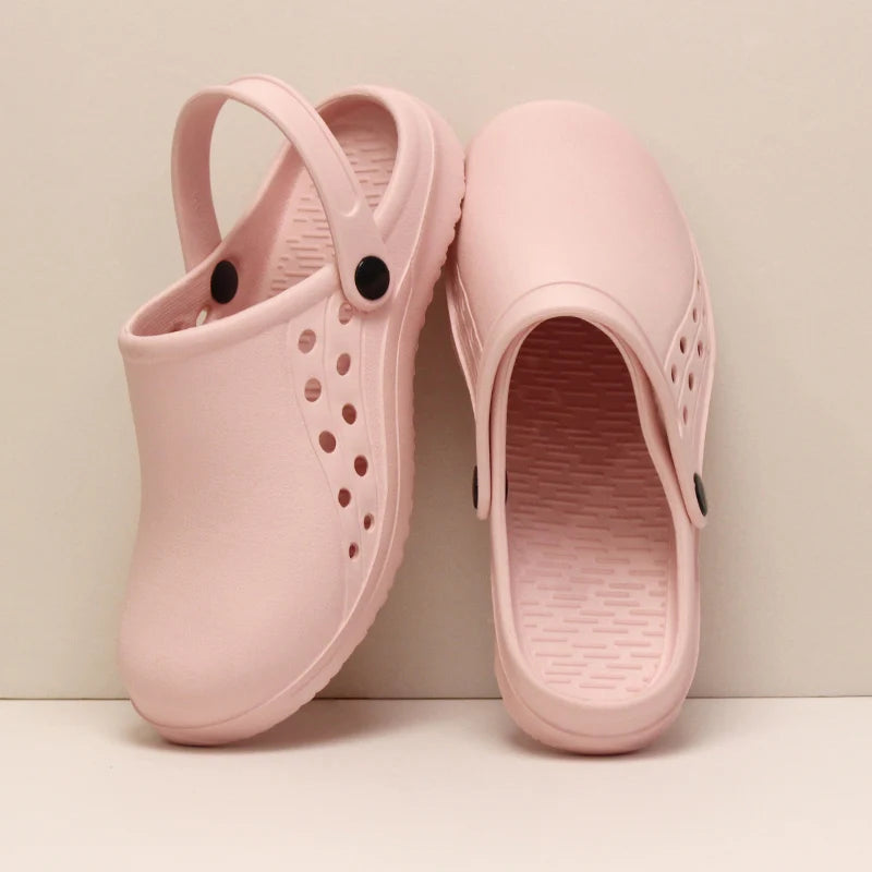 Non-slip Doctor Work Shoes Step-in Medical Clogs Premium Operating Room Shoes EVA Hospital Scrub Clogs Soft Dentist Vet Slippers