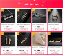 Sipuris Personalized Custom Egypt Symbols Name Necklace Retro Egyptian Hieroglyphs Ancient Egyptian Script Jewellery Gifts