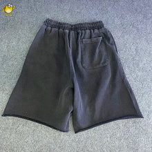 Washed Do Old Black Saint Shorts Men Woman Good Quality Vintage Loose Casual Drawstring Stretch Joggers Streetwear