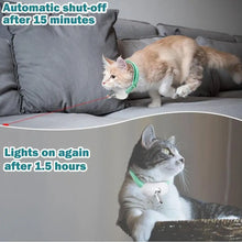 Smart Laser Cat-teasing Collar Laser Rechargeable Auto Infrared Interactive Pet Kitten Toys for Relieve Anxiety Pet Supplies