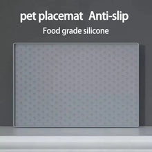 Pet Placemat Cat Dog Drinking Feeding Placemat Feeder Mats Cat Feed Mat Dog Food bowl Mat Silicone Waterproof Pet Bowl Pad