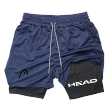 Anime Berserk Head Running Shorts Men Fitness Gym Training 2 in 1 Sports Quick Dry Workout Jogging Double Deck Summer