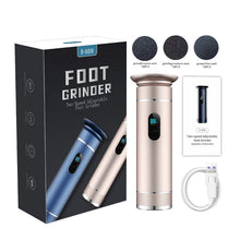 Aluminum Alloy Electric Foot Grinder For Feet - Dual Power Type-C/Battery, Callus & Dead Skin Remover Pedicure Tool