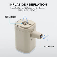 3 in 1 Mini Electric Inflatable Pump with Lights Wireless Air Compressor Inflate Deflate Air Pumps for Hiking Camping Equipment