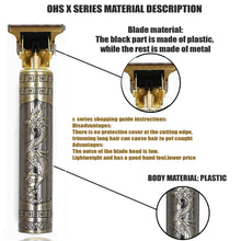 T9 Hair Clipper 0mm Barber Shaver Beard Trimmer Electric