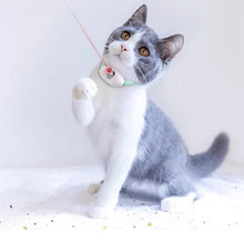 Smart Laser Tease Cat Collar Electric USB Rechargeable Pointer Kitten Automatic Toys Interactive Training Pet Accessories Goods