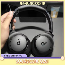 Original Soundcore Q20i Wireless Bluetooth Over-Ear Headphones with Hybrid Active Noise Cancelling Dual Device Connect And MIC