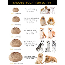 Fluffy Dog Bed Winter Plush Kennel Accessories Pet Products Large Dogs Beds Bedding Sofa Basket Small Mat Cats Big Cushion Puppy