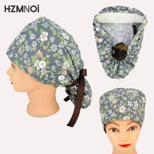 Unisex Dental Dentist Hat Vet Lab Pet Shop Scrubs Hat Nurse Medical Work Hat Surgical Cap Clinic Nursing Cap Nurse Scrub Cap