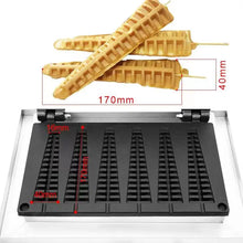 HPH2O Electric Waffle Maker Machine Lolly Waffle Pine Tree Shape 6Pcs Waffle Iron Waffle Baking Equipment Dessert Maker