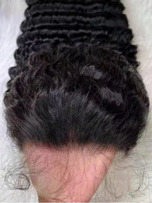 Human Hair Loose Deep Wave Glueless Wig13x6 13x4 HD Lace Front Preplucked Natural Black Brazilian Hair 16 42 Inch Jerry Curly