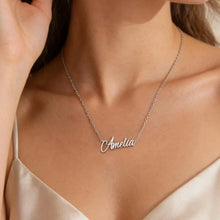 Custom Handwritten Name Necklace, Personalized Stainless Steel Name Necklace, Jewelry for Men and Women, Custom Jewelry Gift