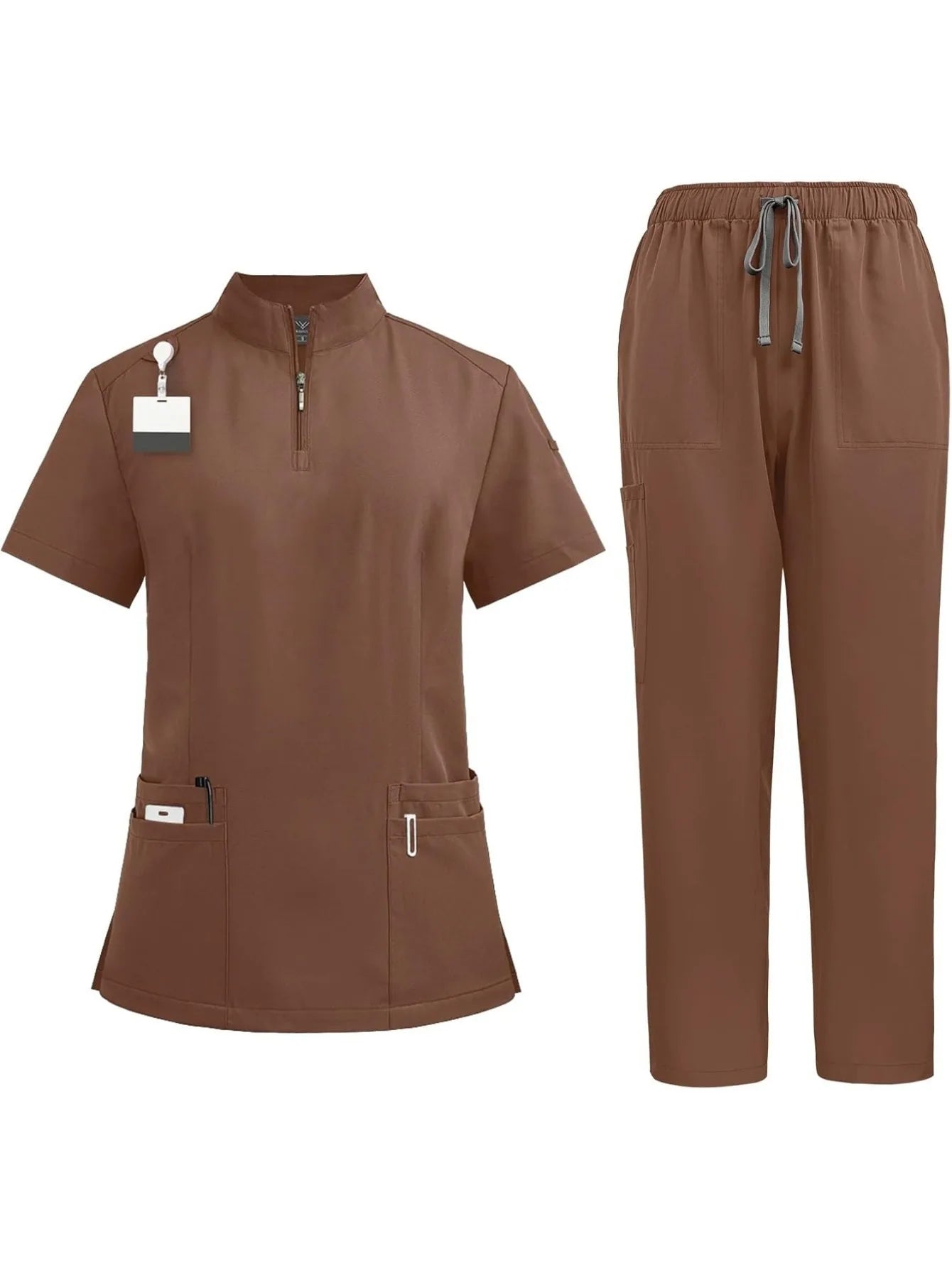 Surgical Uniforms Woman Man Scrub Set Medical Nurse Beauty Salon Workwear Clinical Scrubs Top + Pant Spa Doctor Nursing Tunic Su