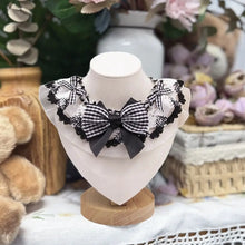 Cute Spring Summer Pet Water Scarf Bowknot Lace Trim Cat Scarf Breathable Princess Small Dog Scarf for Small Dog