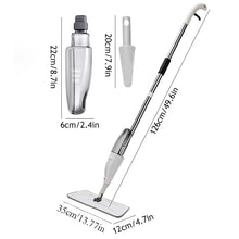 Newest Spray Mop 360° Rotation Reusable Microfiber Pads Cleaner with Refillable Bottle for Home Kitchen Hardwood Floor Cleaning