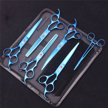 Pet Grooming Scissors Purple Dragon Japan Stainless Pink Curved Scissors For Dogs Dog Thinning Scissors Pet Chunker Shears Z3003