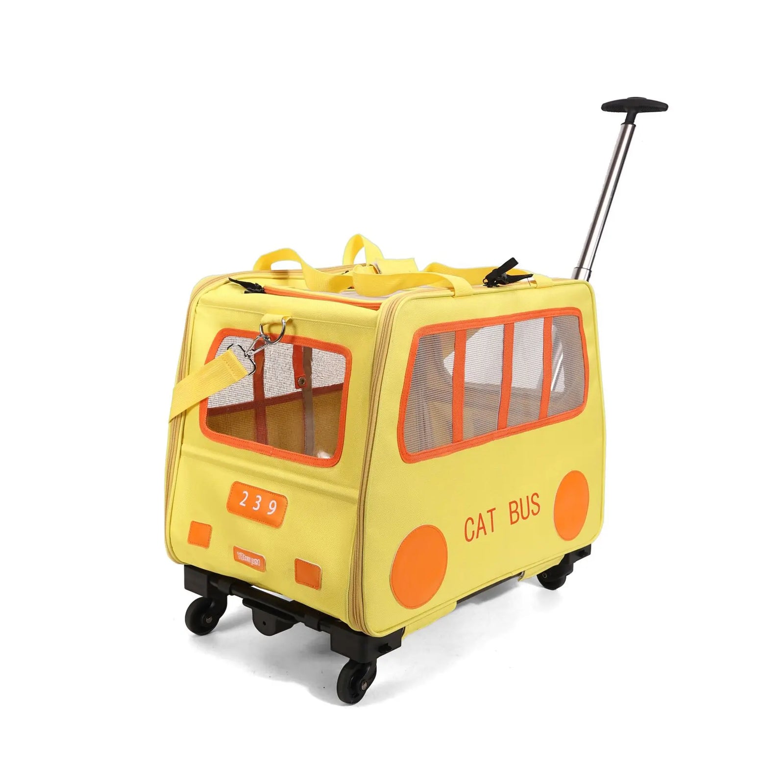 Large Capacity Portable Pet Cart Dog Breathable Pet Touring Car Zipper Sealed Backpack Out Luggage