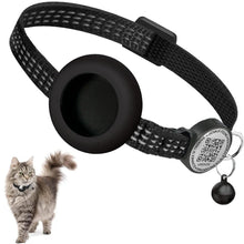 for AirTag GPS Cat Collar with QR Tag, Reflective Apple Tag Pet Collar with Air Tag Holder & Cat Tag, AIRTAG Case Kitten Collar