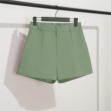 Korean Style Casual Elegant Office Lady Shorts Elastic Waist
