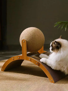 ARTLION Cat Scratching Ball, Cat Scratching Board, Cat Toy Ball, Cat Toy with Ball, Suitable for Cats and Dogs, Dog Toy