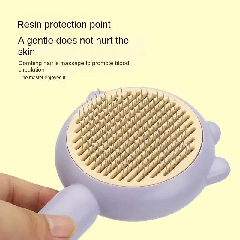 Pet Comb Cat Combing Special Rabbit Ear Comb To Floating Hair Needle Comb Pet Comb Easy Hair Removal And Massaging Brush