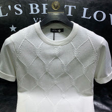 2024 Summer New Versatile Knitted T-shirt Korean Clothing Fashion Solid Color Short Sleeve Trend Business Bottoming Tops A96