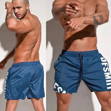 2025 Summer Light Loose Three-point Sports Men's Breathable Quick-drying Swimming Beach Shorts Fitness Leisure Versatile Chic