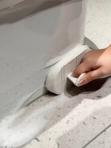 Brosse de nettoyage à manche flexible, éponge récurante pliable pour les zones difficiles d'accès de la cuisine et de la salle de bain, évier, carrelage, baignoire