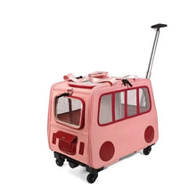 Large Capacity Portable Pet Cart Dog Breathable Pet Touring Car Zipper Sealed Backpack Out Luggage