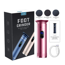 Aluminum Alloy Electric Foot Grinder For Feet - Dual Power Type-C/Battery, Callus & Dead Skin Remover Pedicure Tool