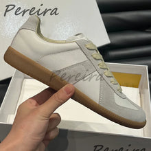 Summer Trendy Retro Men's Casual Sneakers Versatile Comfortable Patchwork Training Shoes Round Toe Lace-Up Flats Sports Shoes