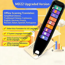 Multilingual Voice Translation Pen With Local Scan Function For Travel Business And Study Long Power Time 8GB Storage 634A