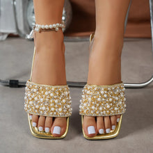 Women Slippers Rhinestone Flat Sandals Fashion Crystal Summer Slippers Comfort Non Slip Beach Shoes Women Flats Slides Women
