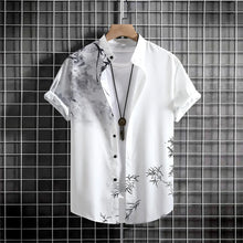 Simple Men'S Shirt 3d Printed Retro Fashion Top Loose Oversized Wear Every Day Casual Short Sleeved Shirt Comfort Men'S Clothing