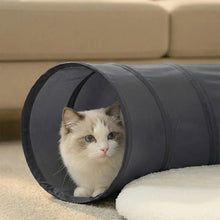 New Foldable Indoor Cat Tunnel Scratch Resistant Soft Cushion Pillow Set Cat Toys Interactive Hide Seek Game Tunnel Pet Supplies