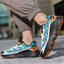 Men's Sneakers Wide Toe Running Shoes Outdoor Breathable Walking Shoes Platform Hiking Men Shoes Lace-up Non-slip Casual Shoe
