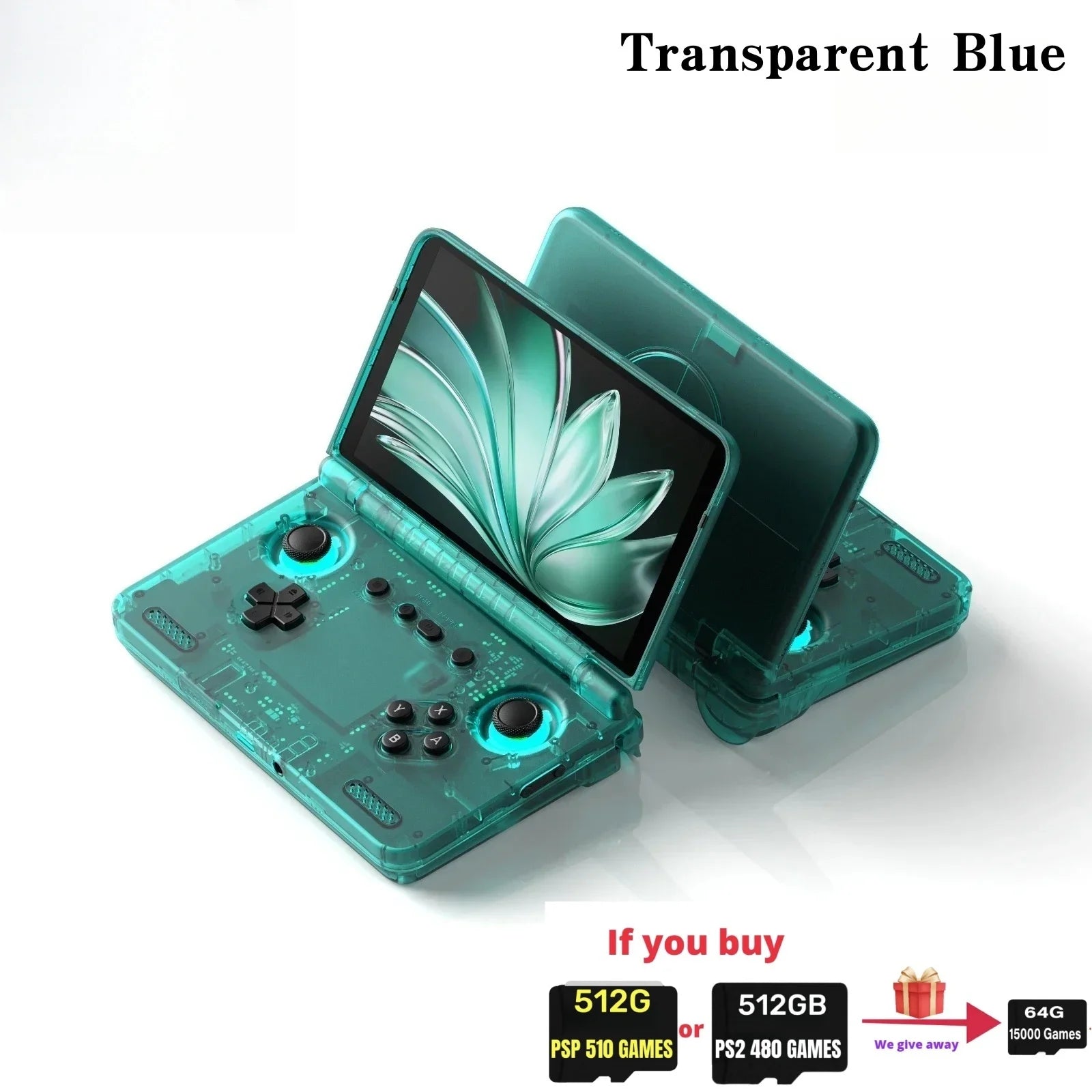 Retroid Pocket Flip 2 Retro Handheld Game Console Video Game Console 5.5Inch AMOLED Touch Screen SD865 8G+128G Android13 PSP PS2