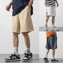 Summer Men's Waffle Y2K Shorts New Korean Fashion Drawstring Baggy Short Pants Fitness Breathable Streetwear Gym Bermuda