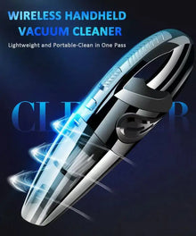 Portable Wireless Vacuum Cleaner Powerful Suction Rechargeable Handheld Vacuum Cleaner Quick Charge for Car Home Pet Hair