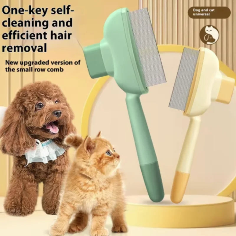 Pet Cat Comb Cat and Dog Hair Removal Brush Cleaning Hair Cleaner Beauty Cleaning Supplies Cat and Dog Universal Pet Supplies