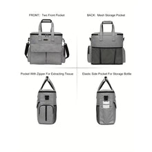 Large 6 PCS Airline Approved Dog Travel Bag Set Weekend Pet Travel Organizer with Multi-Function Pockets for Supplies