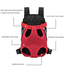 Double Shoulder Breathable Portable Travel Pet Dog Carrier Backpack Mesh Carrier Front Bag for Small Dog Cats Outdoor