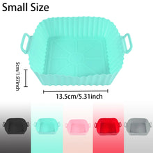Doublures en silicone pour friteuse à air, gadgets de cuisine pour panier de friteuse à air, plateau de cuisson réutilisable, moule à pizza antiadhésif, accessoires de cuisine pour four