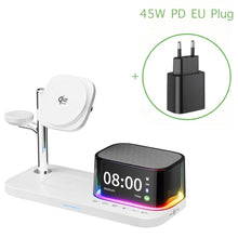 Qi2.2 25W 5 in 1 Magnetic Wireless Charger Stand Bluetooth Speaker Fast Charging For iPhone Multi Device Compatibilityz