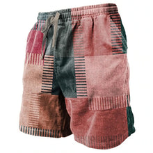 Ethnic Totem 3D Printed Men's Beach Pants Men's Summer Breathable Shorts Men's Fitness Street Shorts Large Size Drawstring