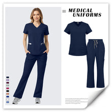 New Hospital Doctor Scrubs Set Nurse Accessories Beauty Spa Pet Workwear Women Medical Surgical Uniform Dental Clinic Clothes