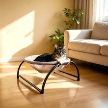 Cat Bed Stable Structure Detachable Excellent Breathability Easy Assembly Indoors Outdoors Free-Standing Sleeping Pet Hammock