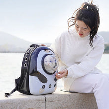 Outdoor Travel Puppy Cat Backpack Carrier Bag Breathable Pet Space Capsule Mascotas Supplies for Cats Goats transporter dla kota