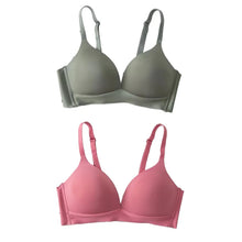 FallSweet 2PCS/set Seamless Push Up Bra for Women Wireless Bralette 3/4 Cup Soft Comfortable Underwear Sexy Female Lingerie